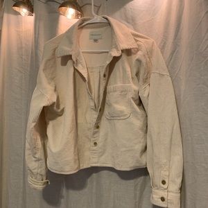 Cropped American eagle flannel